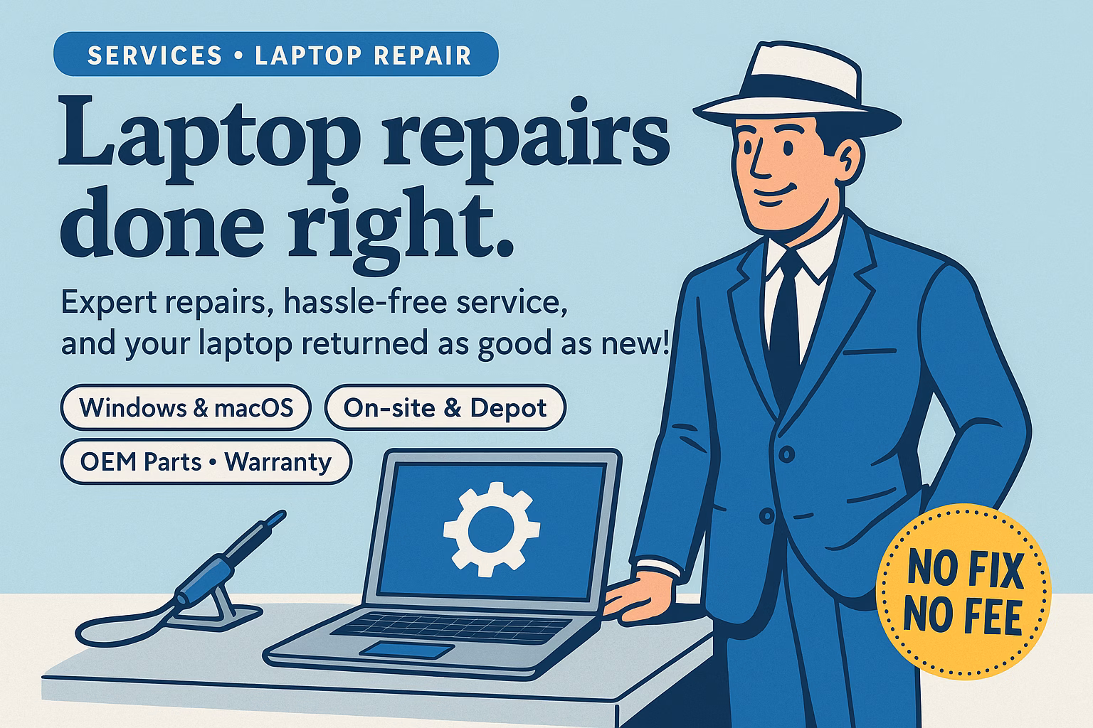 On demand laptop repair and IT support services in Altoona PA by Tek Guy On Demand