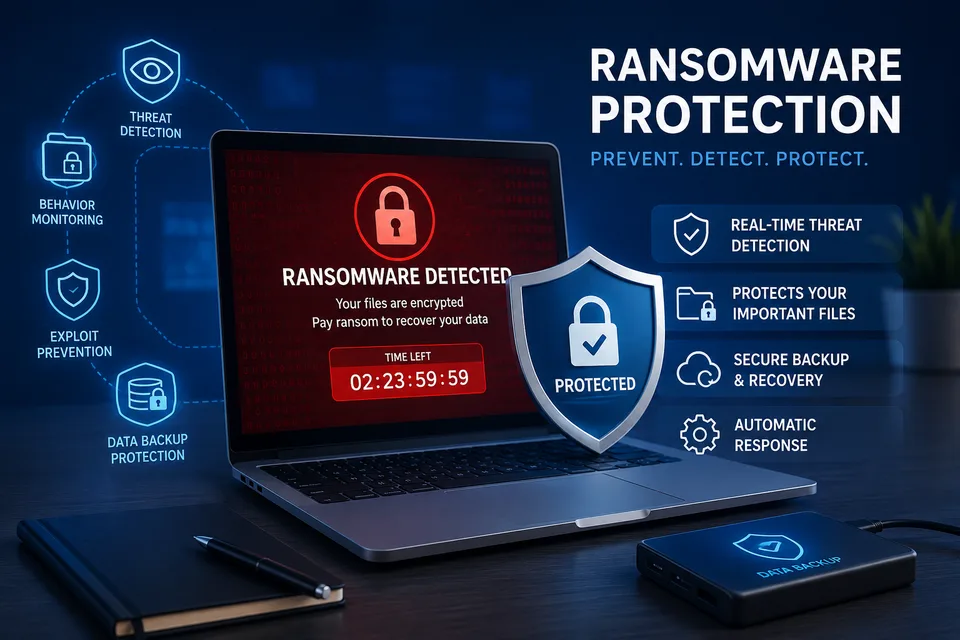 Williamsport PA ransomware protection services by Tek Guy On Demand featuring cyber security monitoring and business ransomware defense